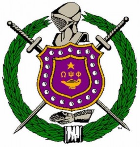 Omega Psi Phi crest